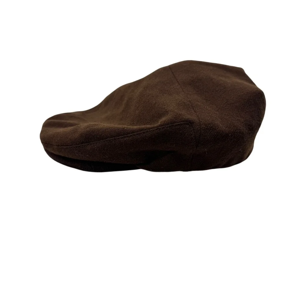 Vintage‎ Dobbs Fifth Ave Wool Retro Heritage Newsboy Ivy Gatsby Flat Cap L Brown